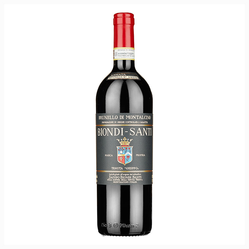 Sangiovese, Brunello di Montalcino n 61042, Tenuta Greppo , Biondi Santi, Toscana, Italy (2004)