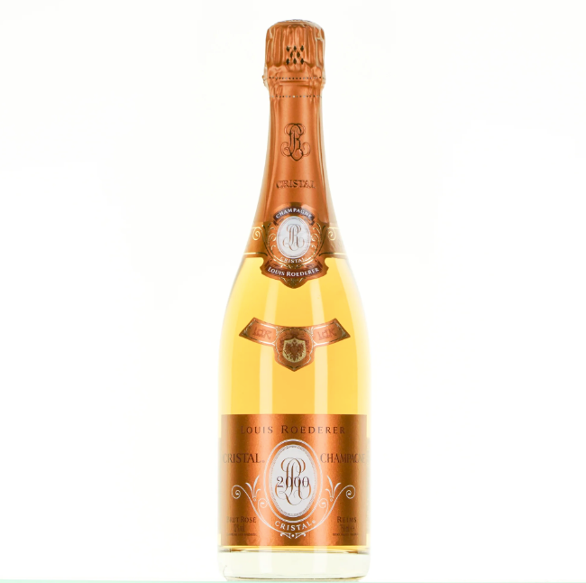 Champagne Louis Roederer, Cristal Rose' Vinoteque ,France (2000)